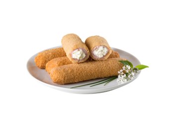 Rotolino cotto e quark con erbe