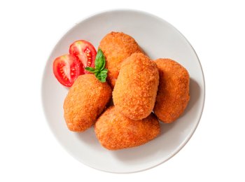 Suppli pomodoro e mozzarella