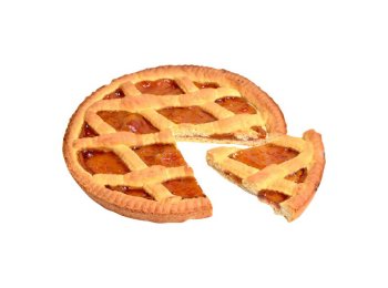 Torta crostata integr.albicoc.delifrance