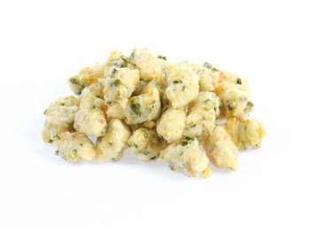 Frittelline di zucchine e gamberi