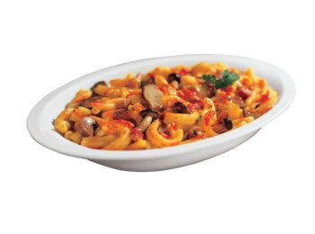 Strozzapreti speck/funghi fiordiprimi