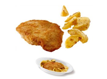 Cotoletta di pollo c/patate fiordiprimi