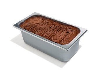 Gelato cacao in vaschetta