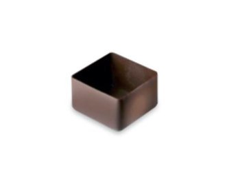 Guscio choc nero cubo