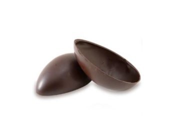 Mezze uova choc extra fondente h 100 mm