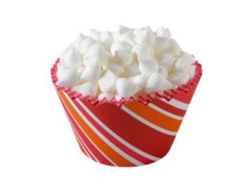 Gocce di meringa bianca