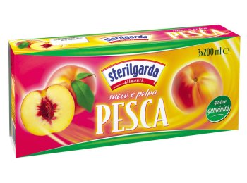 Succo e polpa di pesca in brik 200ml