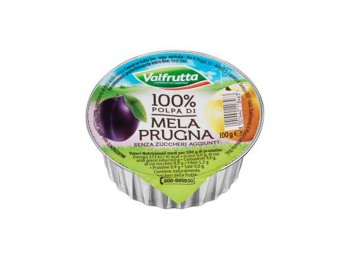 Polpa mela/prugna 100 gr valfrutta