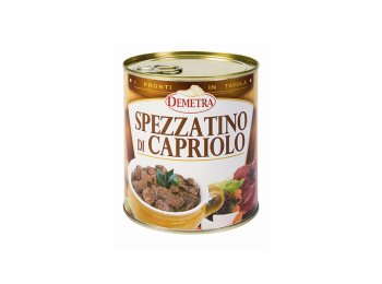 Spezzatino di capriolo pronto demetra
