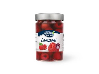 Lamponi allo sciroppo 310 gr