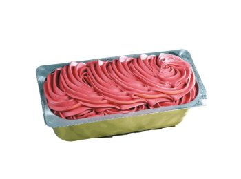 Gelato uva fragola in vaschetta