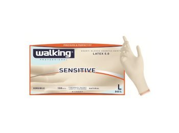 Guanti lattice talcati 100 pz/cf tg. l