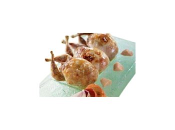 Quaglie semi disossate al foie gras