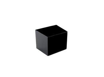 Coppette cube ps nere 60 cc