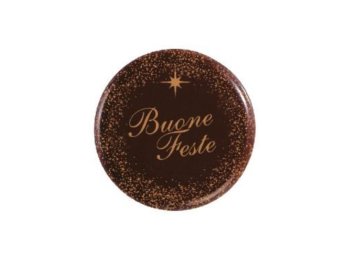 Placchette choc buone feste tonde