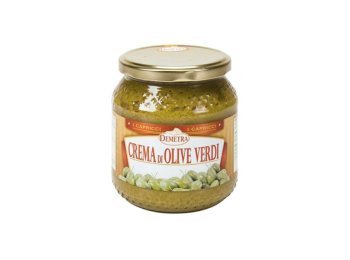 Crema di olive verdi 550 gr demetra