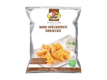 Mini rosti triangoli allo speck
