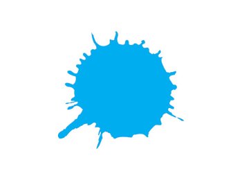 Colorante spray azzurro