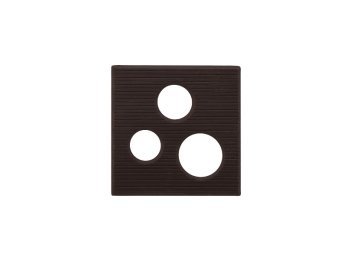 Quadrato filigrana choc fondente