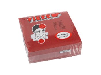 Tovaglioli 1 v 40x40 dry bordeaux