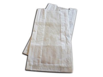 Sacchetti carta bianchi 38 x 18 x 10 cm