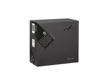 Tovaglioli 2 v 38x38 neri