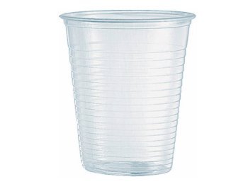 Bicchiere plastica trasparente 200 ml