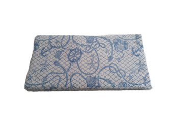 Tovagl.coprimacchia 100x100cm rete blu