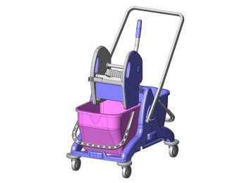 Carrello assemblato 50lt