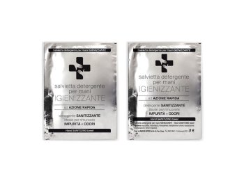 Salviette igieniz. mani in bustina 200pz