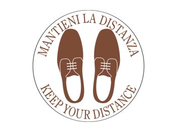 Distanziatore adesivo tondo hotel