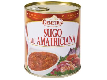 Sugo all'amatriciana 830 gr demetra