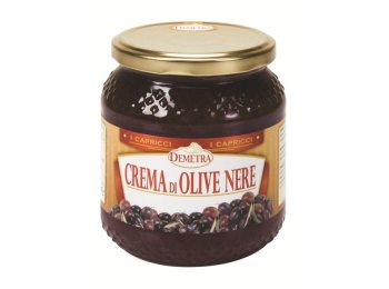 Crema di olive nere 550 gr demetra