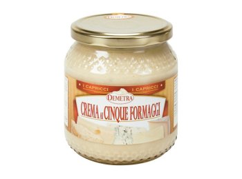 Crema ai 5 formaggi 560 gr demetra