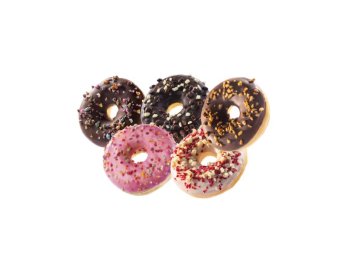 Donuts misti al cioccolato 54 gr 60 pz