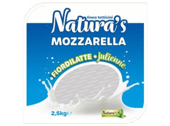 Mozzarella julienne natura's