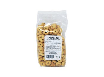 Tarallini con olio evo 500 gr