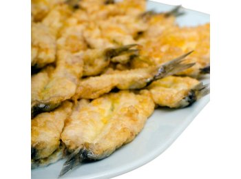 Filetto di alici panate crude