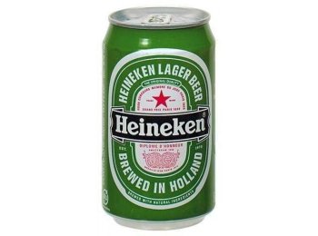 Birra heineken in lattina 330 ml