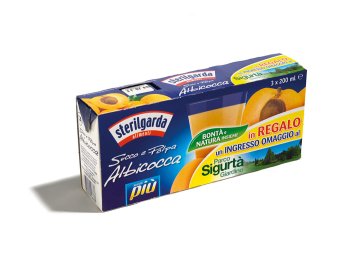 Succo e polpa di albiccoca in brik 200ml