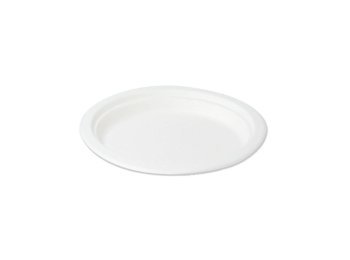 Piatto piano cellulosa ovale bianco