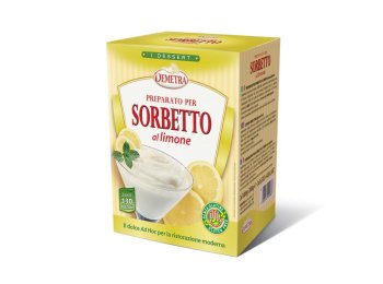 Preparato per sorbetto al limone ad hoc