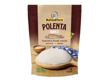 Farina per polenta bianca istant. 360 gr