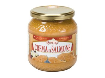 Crema di salmone 550 gr demetra