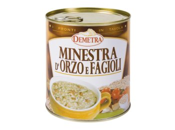 Minestra di orzo e fagioli demetra