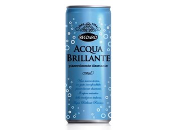Acqua brillante recoaro lattina 330 ml