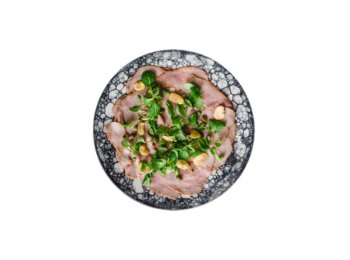 Carpaccio base vitello tonnato 100 gr