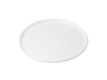 Piatto pizza cellulosa bianco