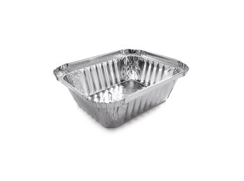 Vaschetta allum. 1porz 15x12cm c/bordo