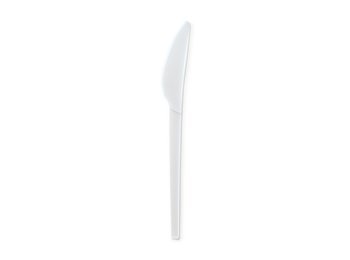 Coltello compostabile bianco
